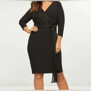 Lane Bryant Black Dress